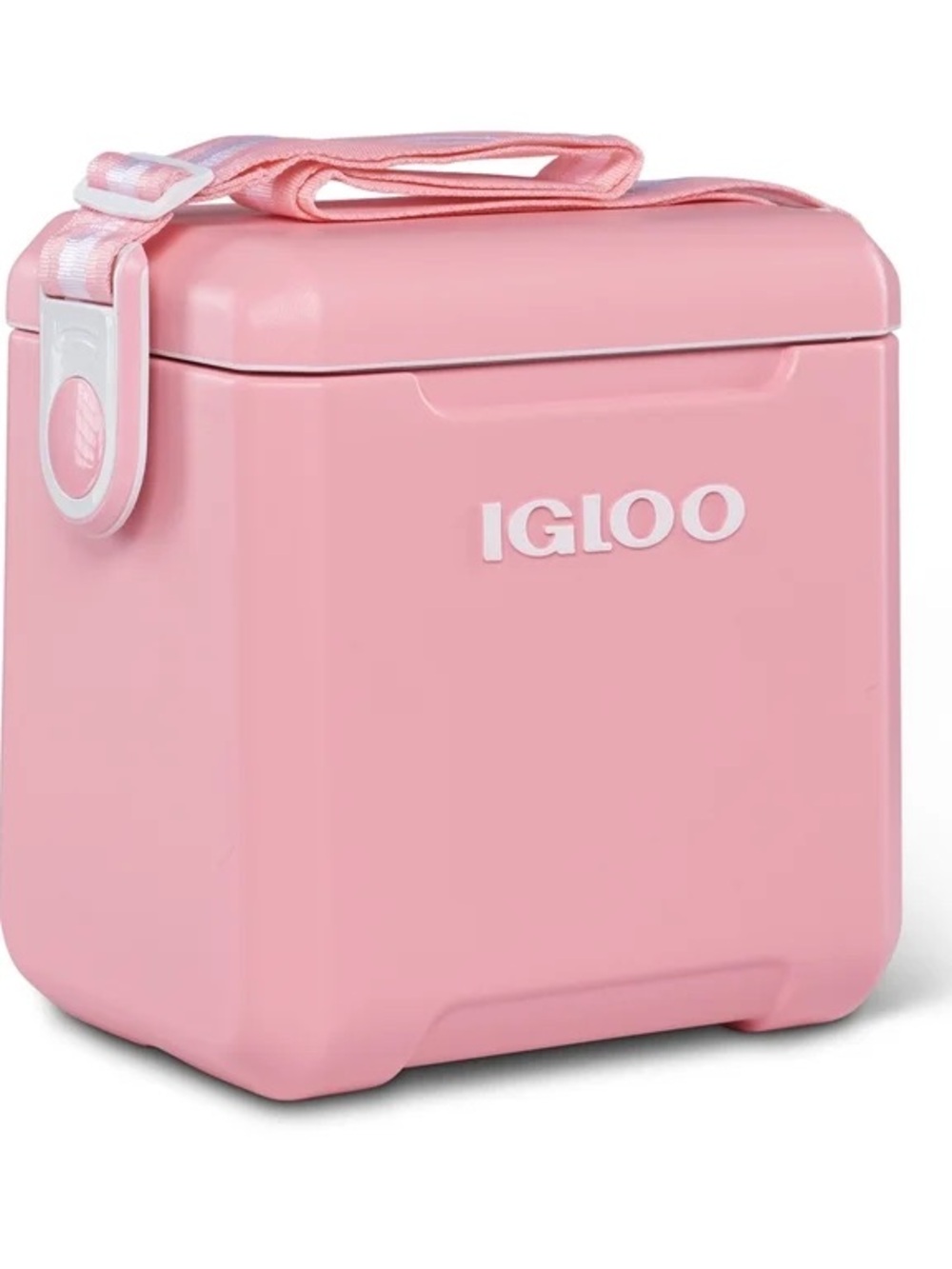 Igloo Pink Insulated Portable Cooler with Adjustable Strap